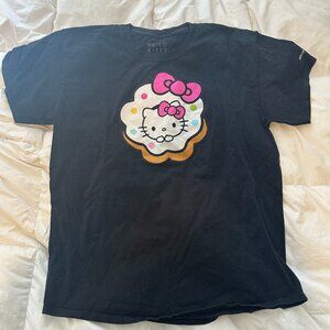 Hello Kitty Cafe Sanrio Mochinut Mochi Donut Las Vegas Black Large